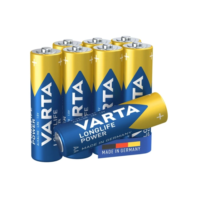 Batterij VARTA Longlife Power 8x AA