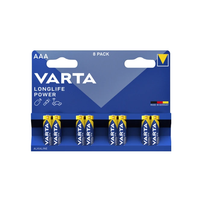 Batterij Varta Longlife Power 8x AAA