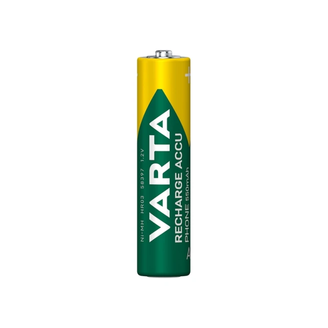 Batterij VARTA oplaadbaar Accu Phone 2x AAA 550mAh