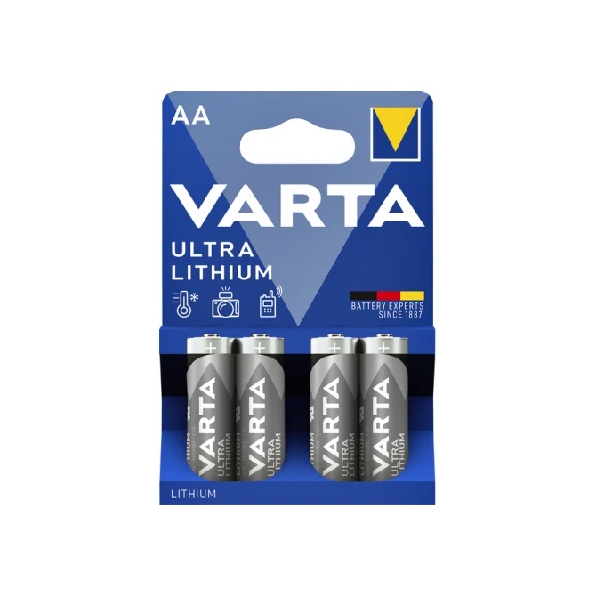 Batterij Varta Ultra lithium 4x AA