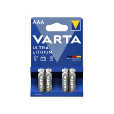 Batterij Varta Ultra lithium 4x AAA Batterij Varta Ultra lithium 4x AAA