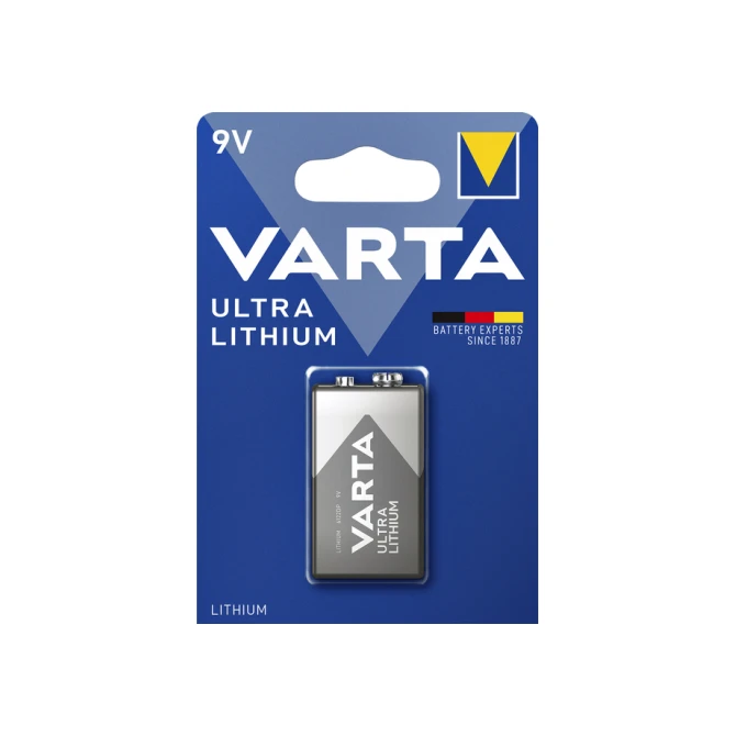 Batterij Varta Ultra lithium 9Volt