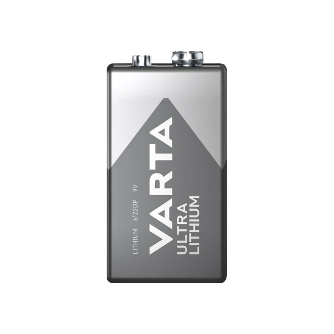 Batterij Varta Ultra lithium 9Volt