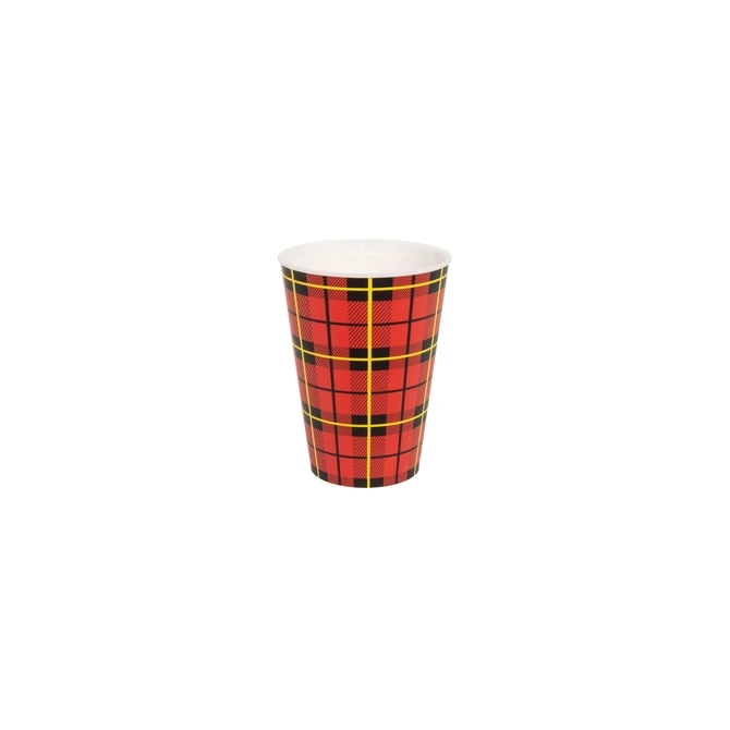 Beker IEZZY 180ml herbruikbaar Scotty 20 stuks rood