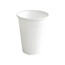 Beker IEZZY 180ml Ø 70mm PP 100 stuks wit