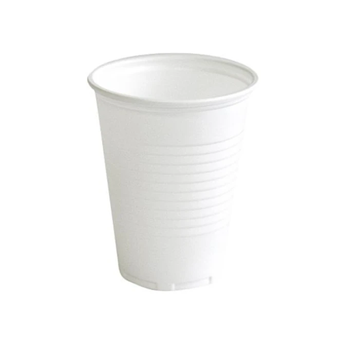 Beker IEZZY 180ml Ø 70mm PP 100 stuks wit