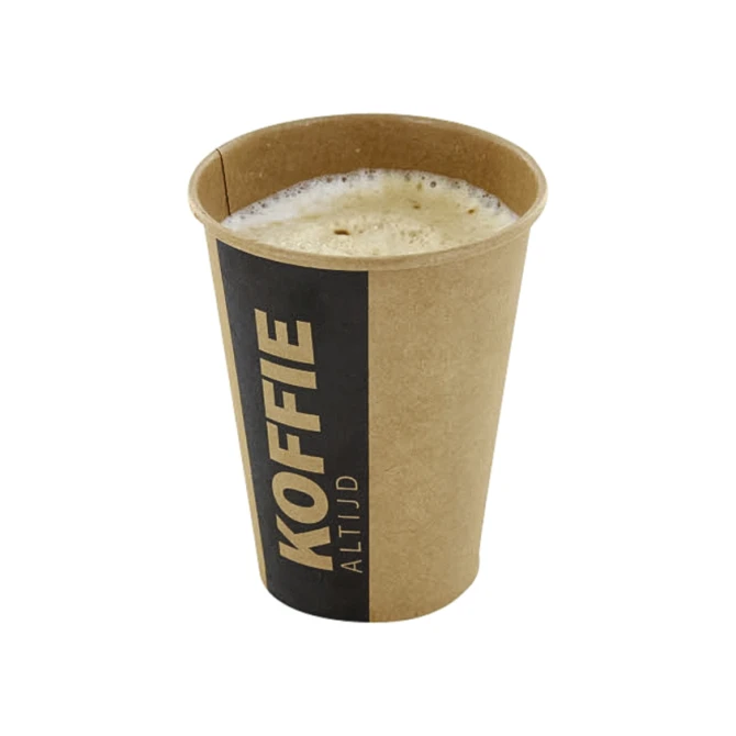 Beker IEZZY Altijd Koffie 250ml Ø90mm 50 stuks