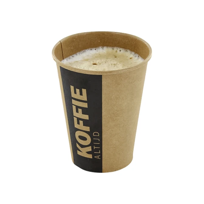 Beker IEZZY Altijd Koffie 355ml Ø90mm 50 stuks