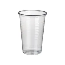 Beker Papstar 200ml Ø 70.3mm PP transparant 100 stuks