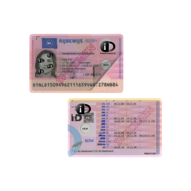 Beschermfolie PassProtect voor rijbewijs