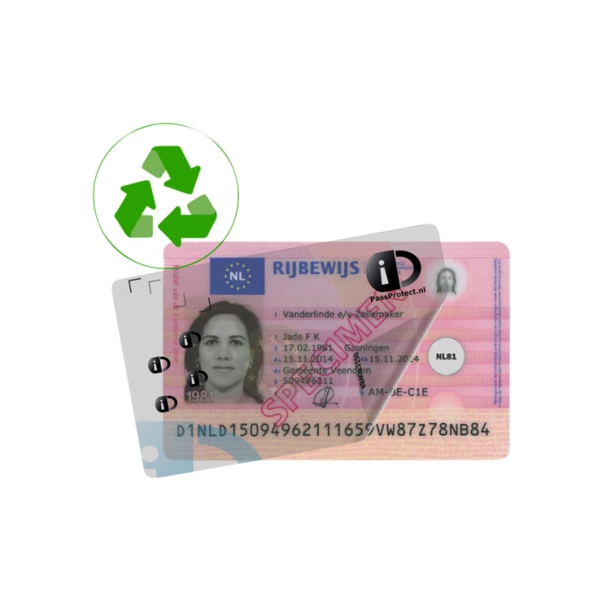 Beschermfolie PassProtect voor rijbewijs