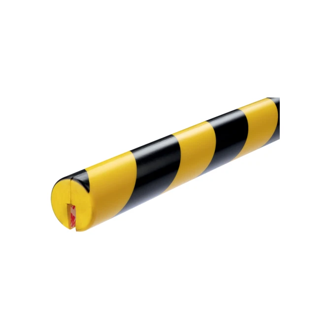 Beschermingsprofiel Durable E8R hoek 1m geel zwart
