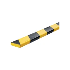 Beschermingsprofiel Durable S10 recht 1m geel zwart Beschermingsprofiel Durable S10 recht 1m geel zwart