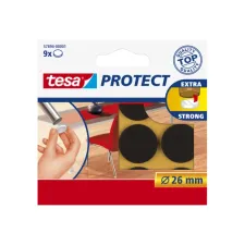 Beschermvilt tesa® Protect anti-kras  Ø26mm bruin 9 stuks