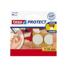 Beschermvilt tesa® Protect anti-kras  Ø26mm wit 12 stuks