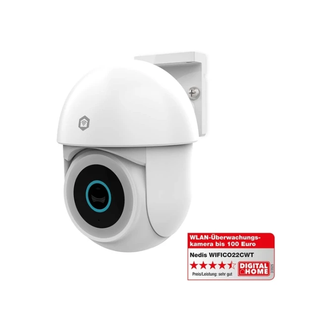 Beveiligingscamera Nedis Smartlife Wifi buiten 3MP Full HD 1296p wit