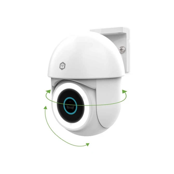 Beveiligingscamera Nedis Smartlife Wifi buiten 3MP Full HD 1296p wit