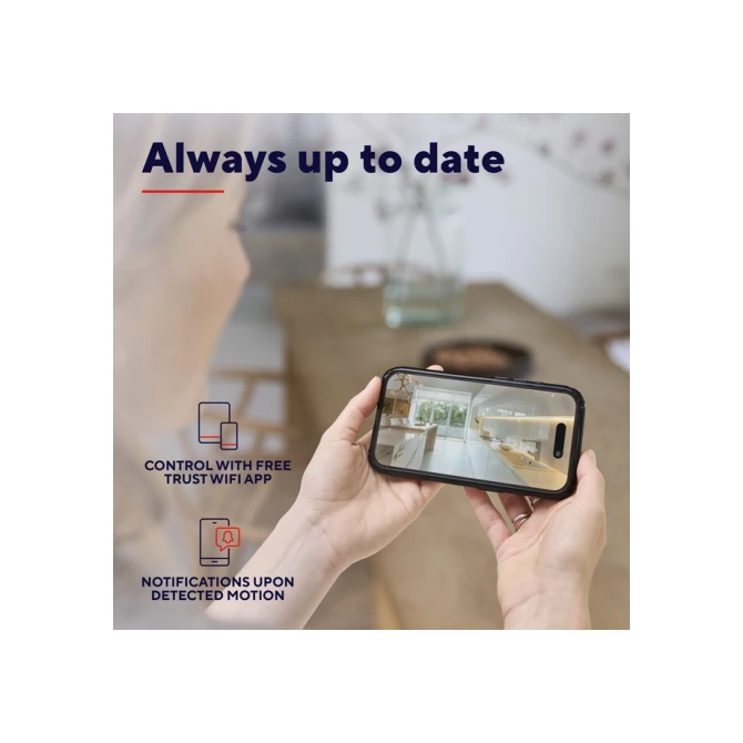 Beveiligingscamera Trust IPCAM-2700 binnenshuis Wi-Fi wit