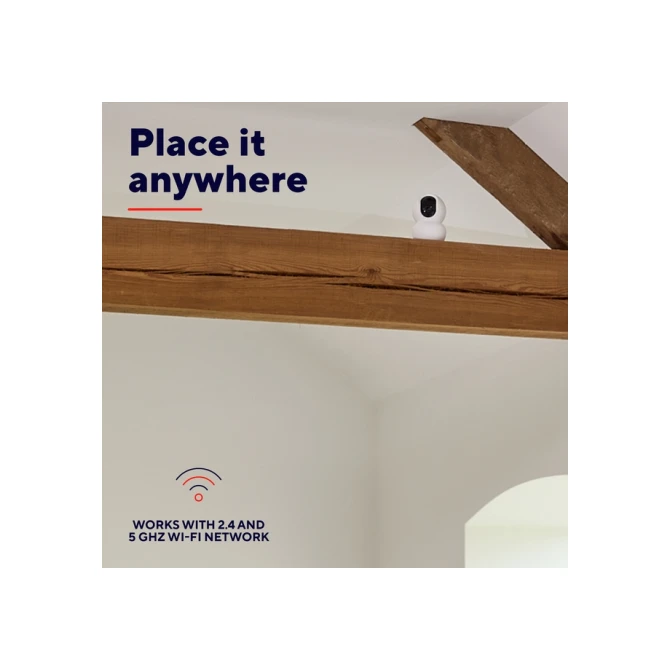 Beveiligingscamera Trust IPCAM-2800 binnenshuis Wi-Fi wit