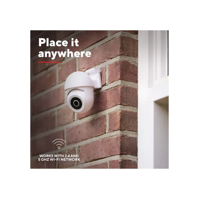 Beveiligingscamera Trust IPCAM-3900 buitenshuis Wi-Fi wit