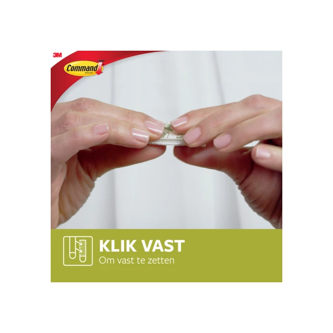 Bevestigingsstrip Command groot klik vast 7,2kg wit