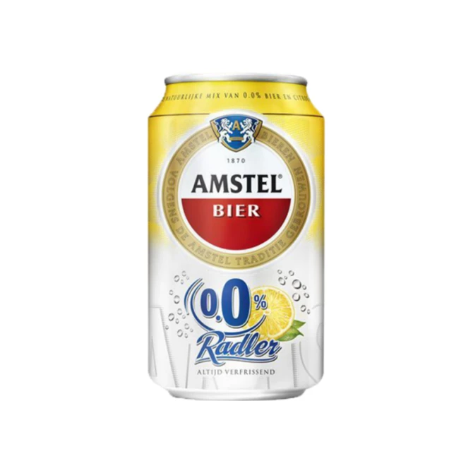 Bier Amstel Radler 0.0% blik 330ml