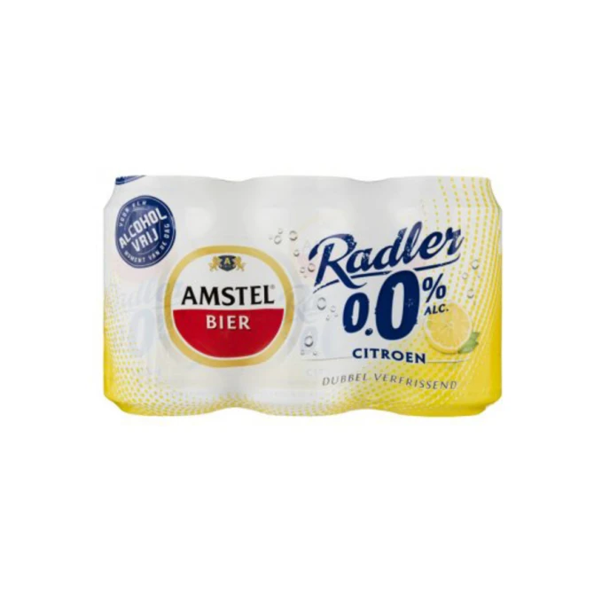 Bier Amstel Radler 0.0% blik 330ml