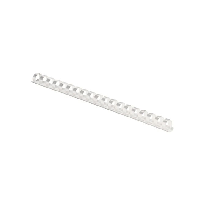 Bindrug Fellowes 12mm 21rings A4 wit 100 stuks