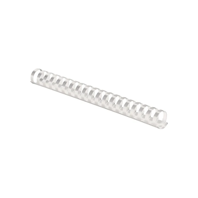 Bindrug Fellowes 19mm 21rings A4 wit 100 stuks