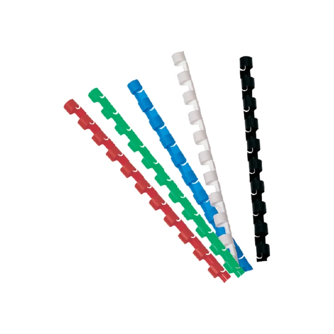 Bindrug GBC 10mm 21rings A4 blauw 100 stuks
