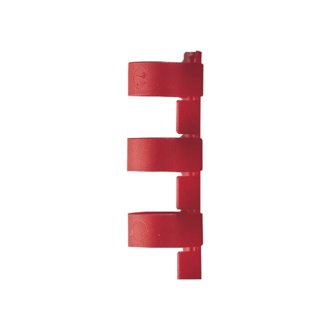 Bindrug GBC 8mm 21rings A4 rood 100 stuks