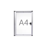 Binnenvitrine wand MAULextraslim whiteboard 1xA4 met slot