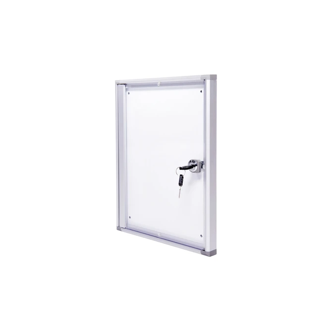 Binnenvitrine wand MAULextraslim whiteboard 1xA4 met slot