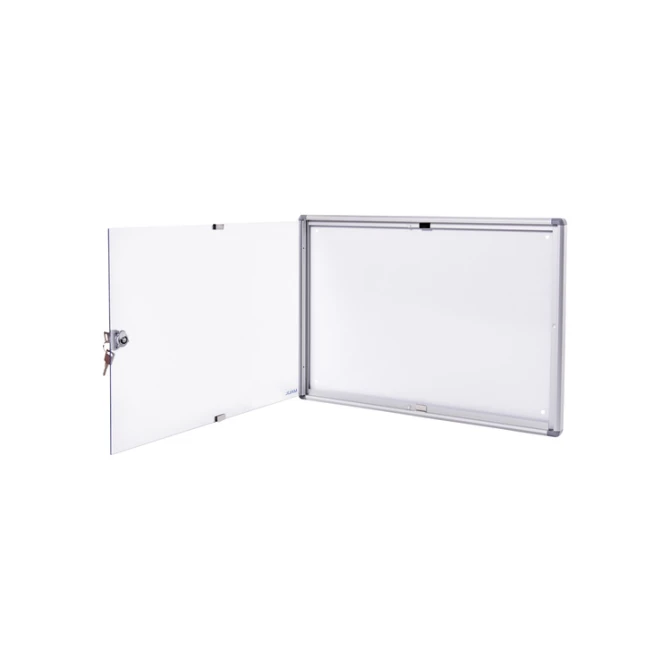 Binnenvitrine wand MAULextraslim whiteboard 2xA4 met slot