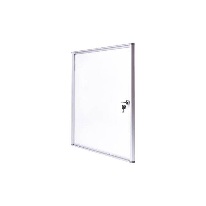 Binnenvitrine wand MAULextraslim whiteboard 6xA4 met slot