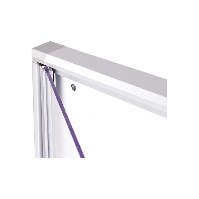 Binnenvitrine wand MAULextraslim whiteboard 6xA4 met slot