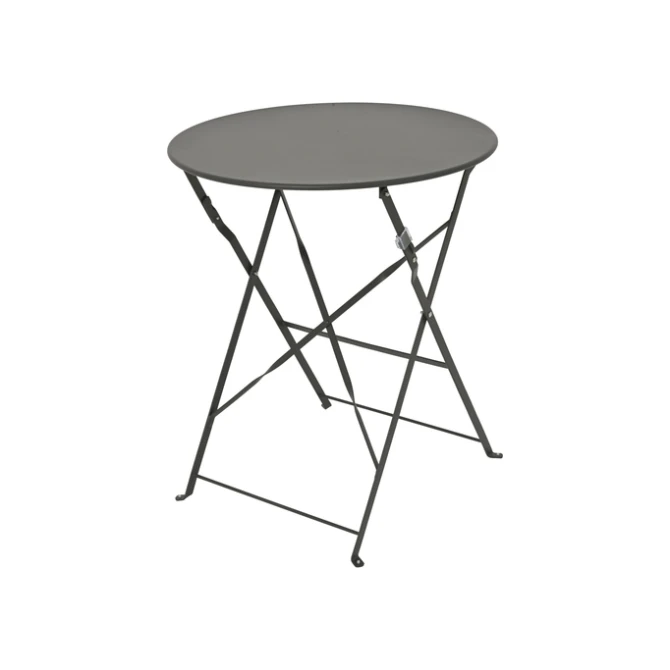 Bistroset staal 3-delig antraciet