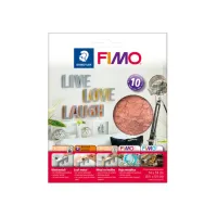 Bladmetaal Fimo 14x14cm 10vel koper