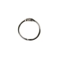 Boekbindersring Creativ Company 19mm zilver 10 stuks