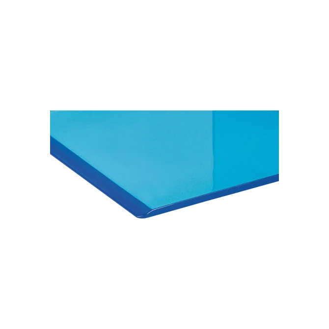 Boekensteun MAUL 10x10x13cm acryl set 2 neon blauw transparant