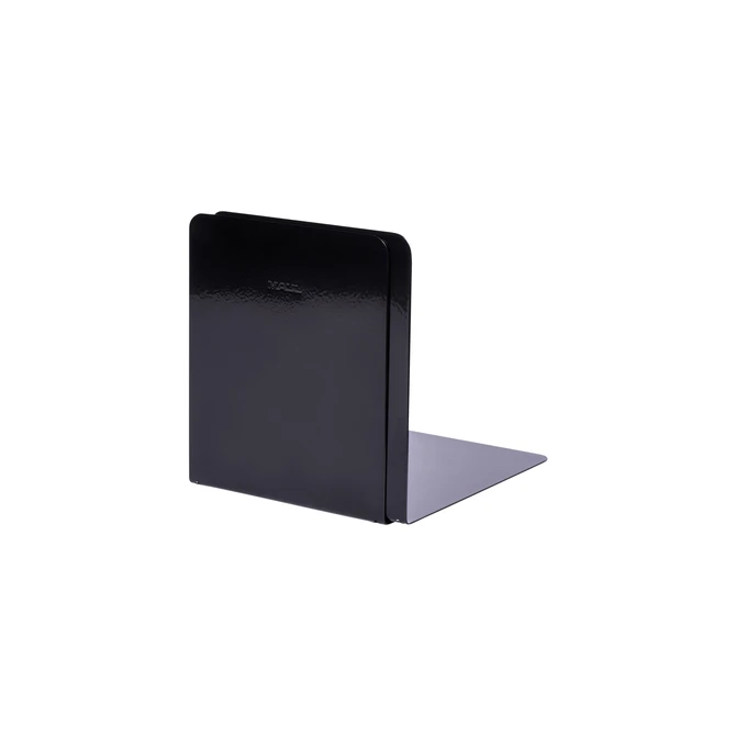 Boekensteun MAUL staal magnetisch 14x12x14cm set 2 zwart