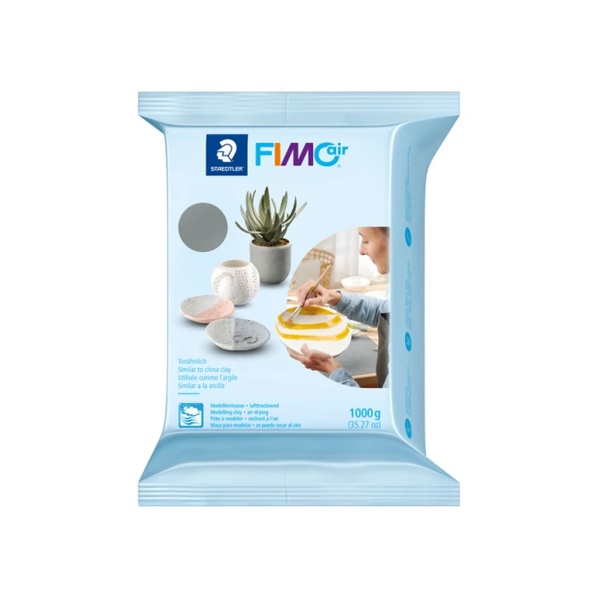 Boetseerklei Fimo Air 1000gram grijs
