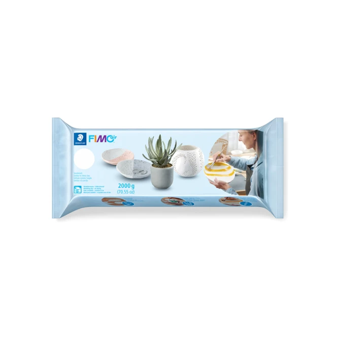 Boetseerklei Fimo Air 2000gram wit
