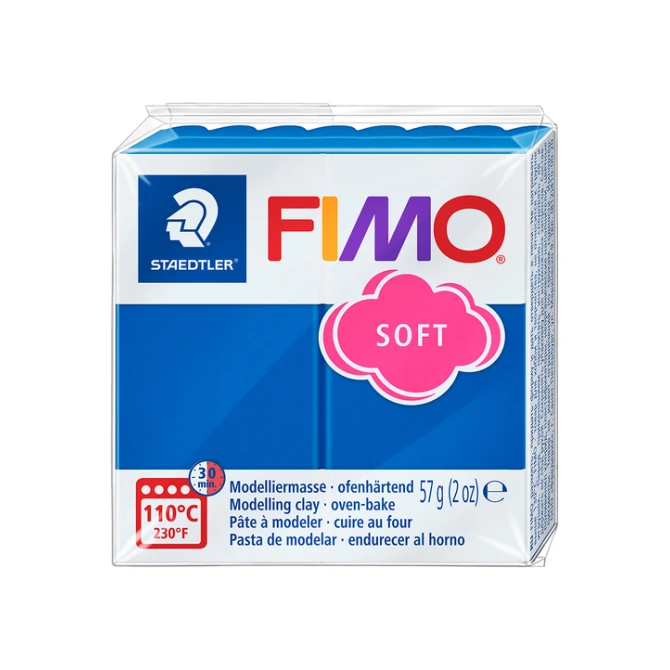 Boetseerklei Fimo soft 57 gram pacificblauw