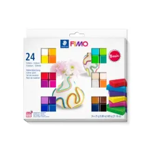 Boetseerklei Fimo soft set colour pack 24 kleuren