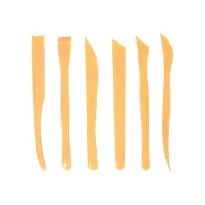 Boetseerspatel Conda set à 6 stuks 20 cm plastic Boetseerspatel Conda set à 6 stuks 20 cm plastic