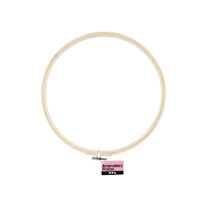 Borduurframe Creativ Company rond 25cm hout