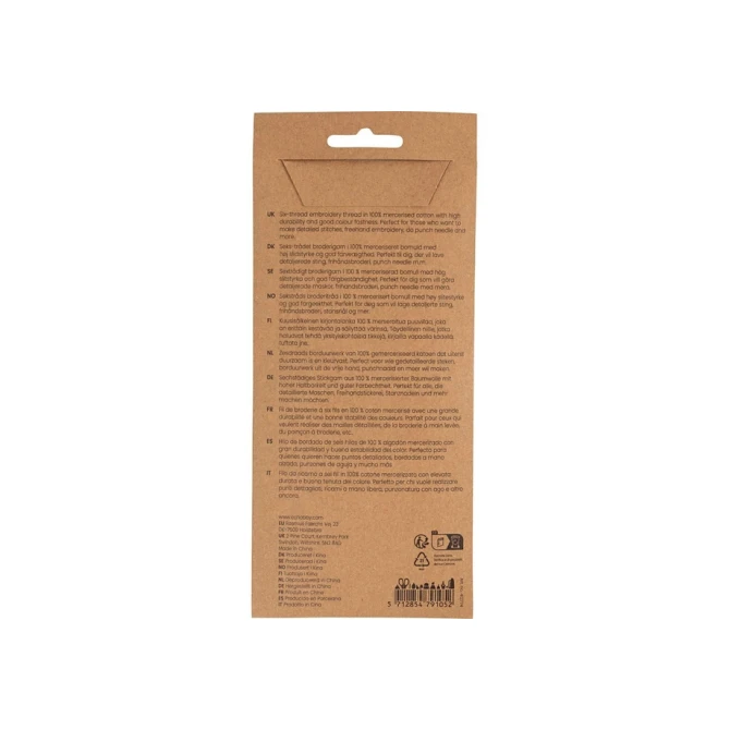 Borduurgaren Creativ Company 8mx1mm set à 10 kleuren