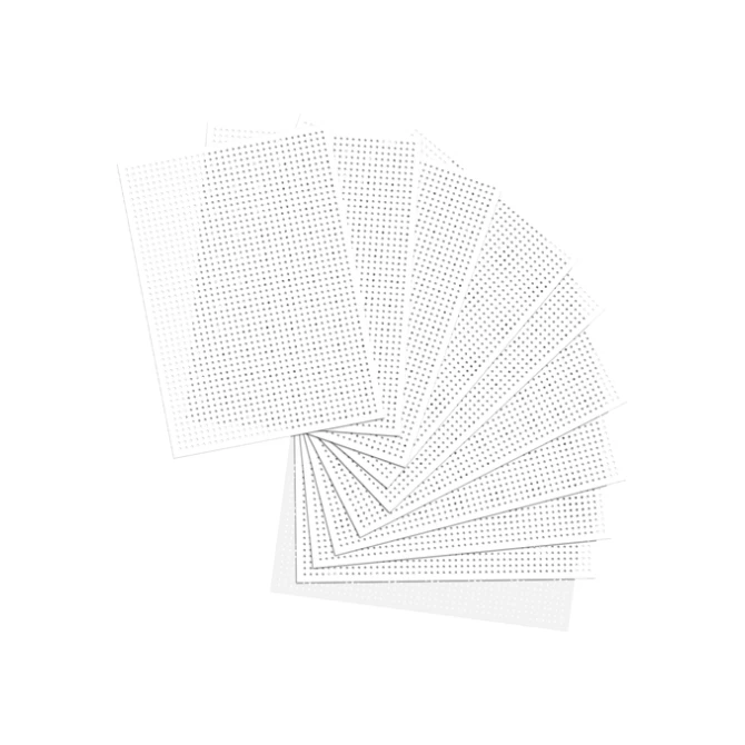 Borduurkaarten Folia 17.5 x x24.5cm 300gr 40 vel wit