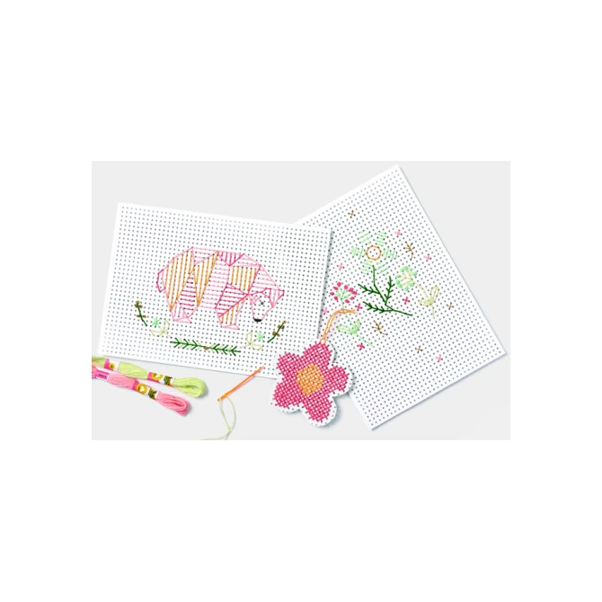 Borduurkaarten Folia 17.5 x x24.5cm 300gr 40 vel wit